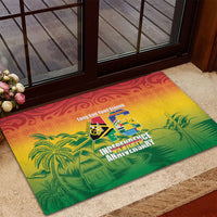 Vanuatu Indipendens Dei Rubber Doormat Yumi 46th Independence Anniversary LT14 - Polynesian Pride