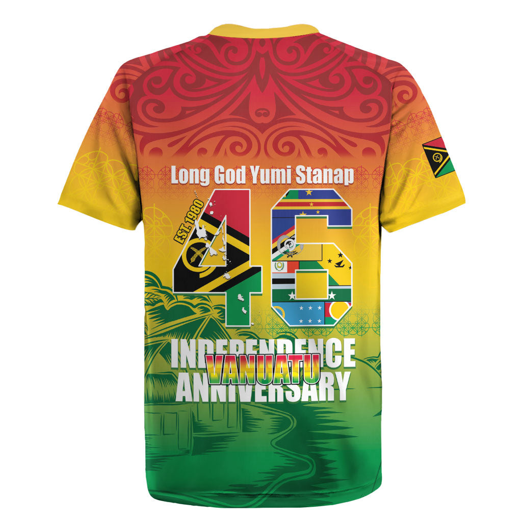Vanuatu Indipendens Dei Rugby Jersey Yumi 46th Independence Anniversary LT14 - Polynesian Pride