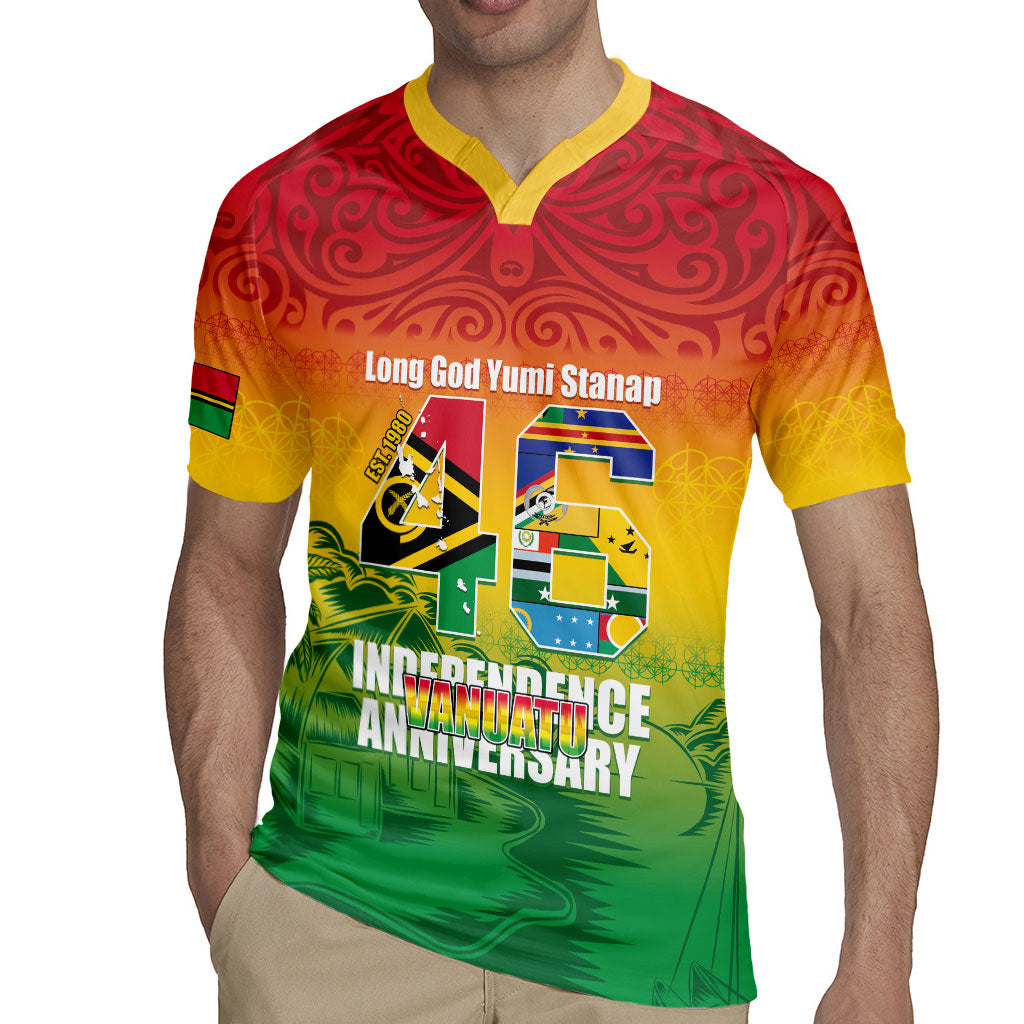 Vanuatu Indipendens Dei Rugby Jersey Yumi 46th Independence Anniversary LT14 - Polynesian Pride