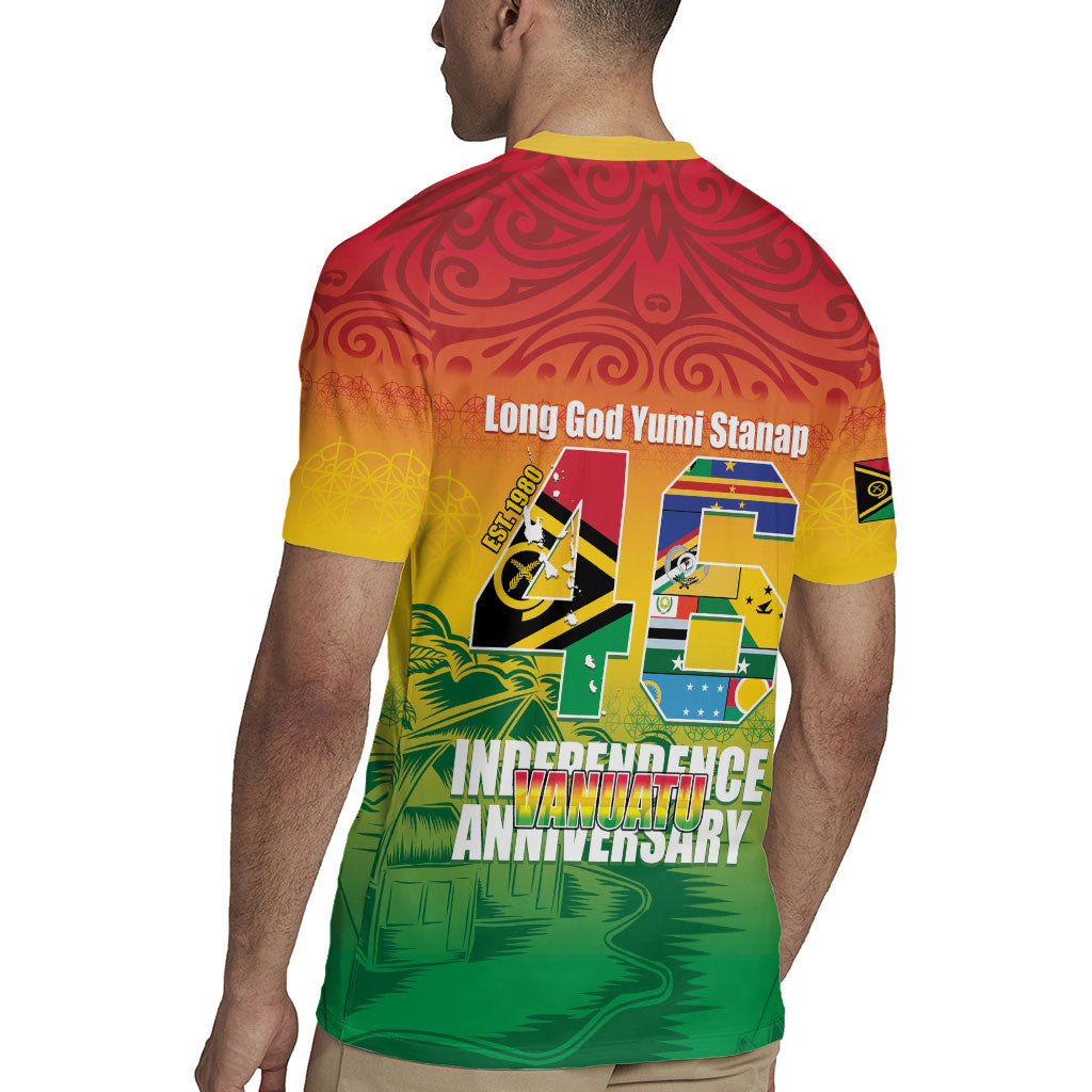 Vanuatu Indipendens Dei Rugby Jersey Yumi 46th Independence Anniversary LT14 - Polynesian Pride