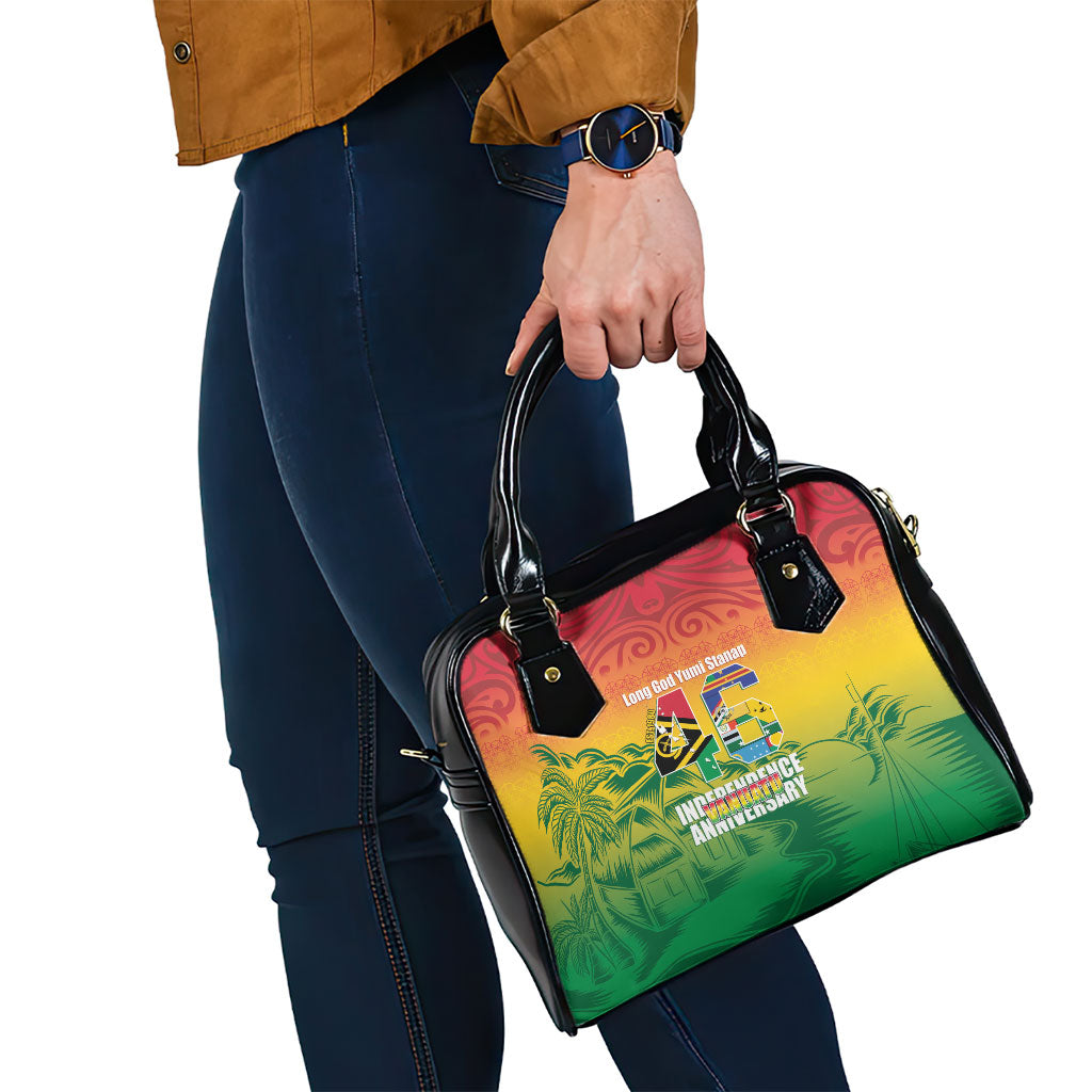 Vanuatu Indipendens Dei Shoulder Handbag Yumi 46th Independence Anniversary