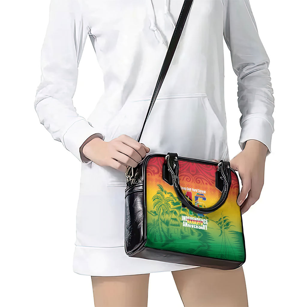 Vanuatu Indipendens Dei Shoulder Handbag Yumi 46th Independence Anniversary