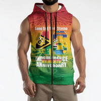 Vanuatu Indipendens Dei Sleeveless Zip Hoodie Yumi 46th Independence Anniversary LT14 - Polynesian Pride