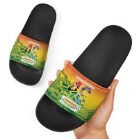 Vanuatu Indipendens Dei Slide Sandals Yumi 46th Independence Anniversary LT14 - Polynesian Pride