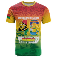 Vanuatu Indipendens Dei T Shirt Yumi 46th Independence Anniversary LT14 Reggae - Polynesian Pride