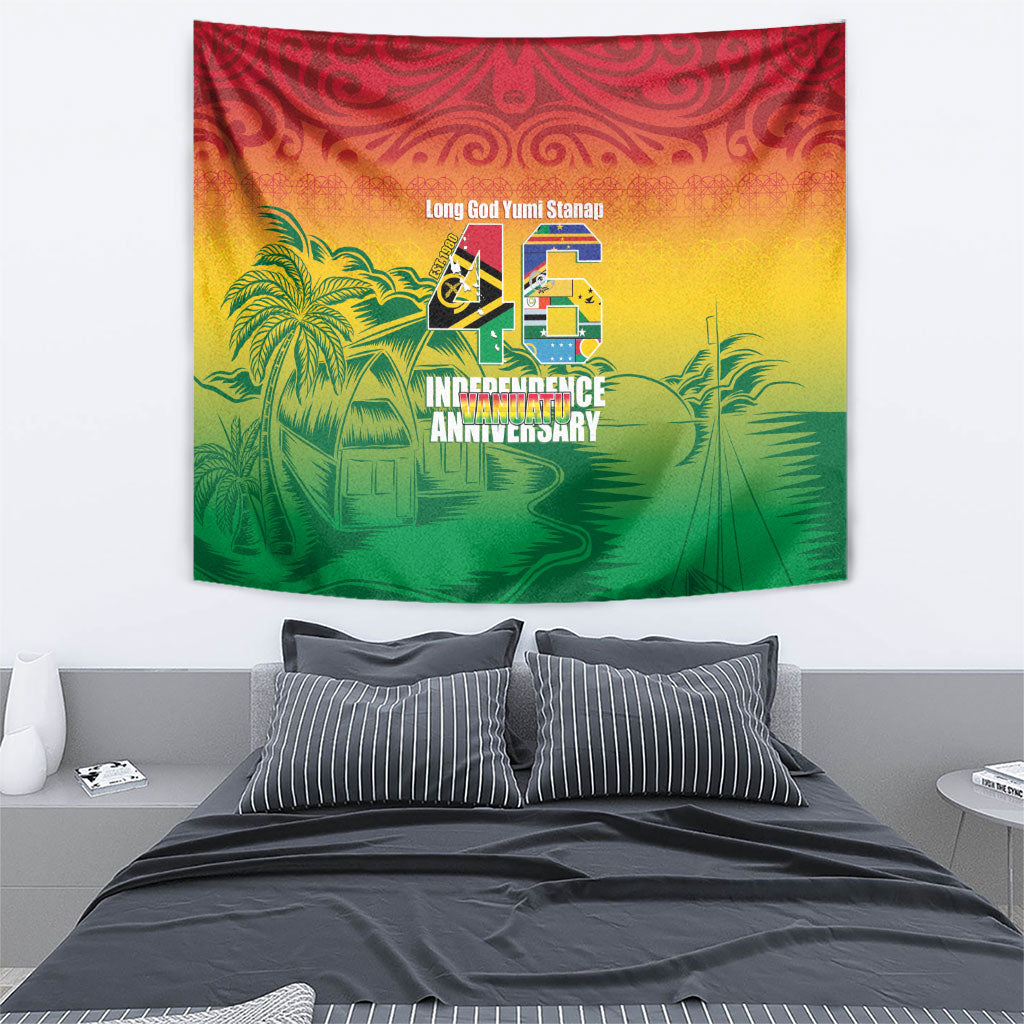 Vanuatu Indipendens Dei Tapestry Yumi 46th Independence Anniversary LT14 - Polynesian Pride
