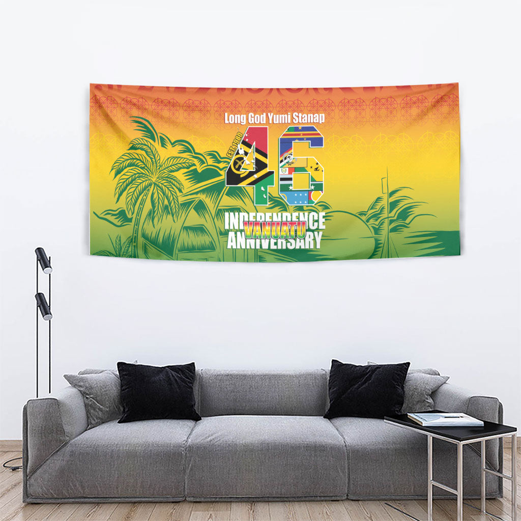 Vanuatu Indipendens Dei Tapestry Yumi 46th Independence Anniversary LT14 - Polynesian Pride