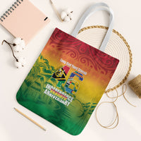 Vanuatu Indipendens Dei Tote Bag Yumi 46th Independence Anniversary LT14 White Strap One Size Reggae - Polynesian Pride