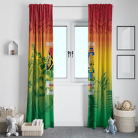 Vanuatu Indipendens Dei Window Curtain Yumi 46th Independence Anniversary LT14 - Polynesian Pride