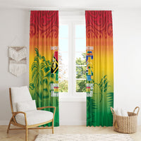Vanuatu Indipendens Dei Window Curtain Yumi 46th Independence Anniversary LT14 - Polynesian Pride