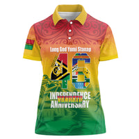 Vanuatu Indipendens Dei Women Polo Shirt Yumi 46th Independence Anniversary