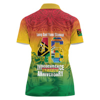 Vanuatu Indipendens Dei Women Polo Shirt Yumi 46th Independence Anniversary