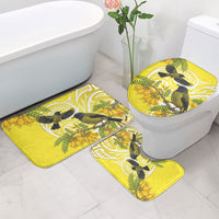 Bellbird New Zealand Bathroom Set Korimako Kowhai Maori Pattern LT14 - Polynesian Pride