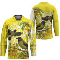 Bellbird New Zealand Hockey Jersey Korimako Kowhai Maori Pattern LT14 - Polynesian Pride