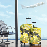 Bellbird New Zealand Luggage Cover Korimako Kowhai Maori Pattern LT14 - Polynesian Pride