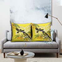 Bellbird New Zealand Pillow Cover Korimako Kowhai Maori Pattern LT14 - Polynesian Pride