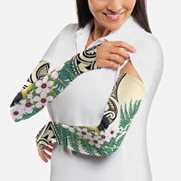 Endemic Tomtit New Zealand Arm Sleeves Miromiro Manuka Silver Fern Maori Pattern LT14 - Polynesian Pride