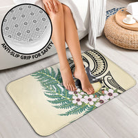 Endemic Tomtit New Zealand Bathroom Set Miromiro Manuka Silver Fern Maori Pattern LT14 - Polynesian Pride