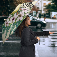 Endemic Tomtit New Zealand Umbrella Miromiro Manuka Silver Fern Maori Pattern