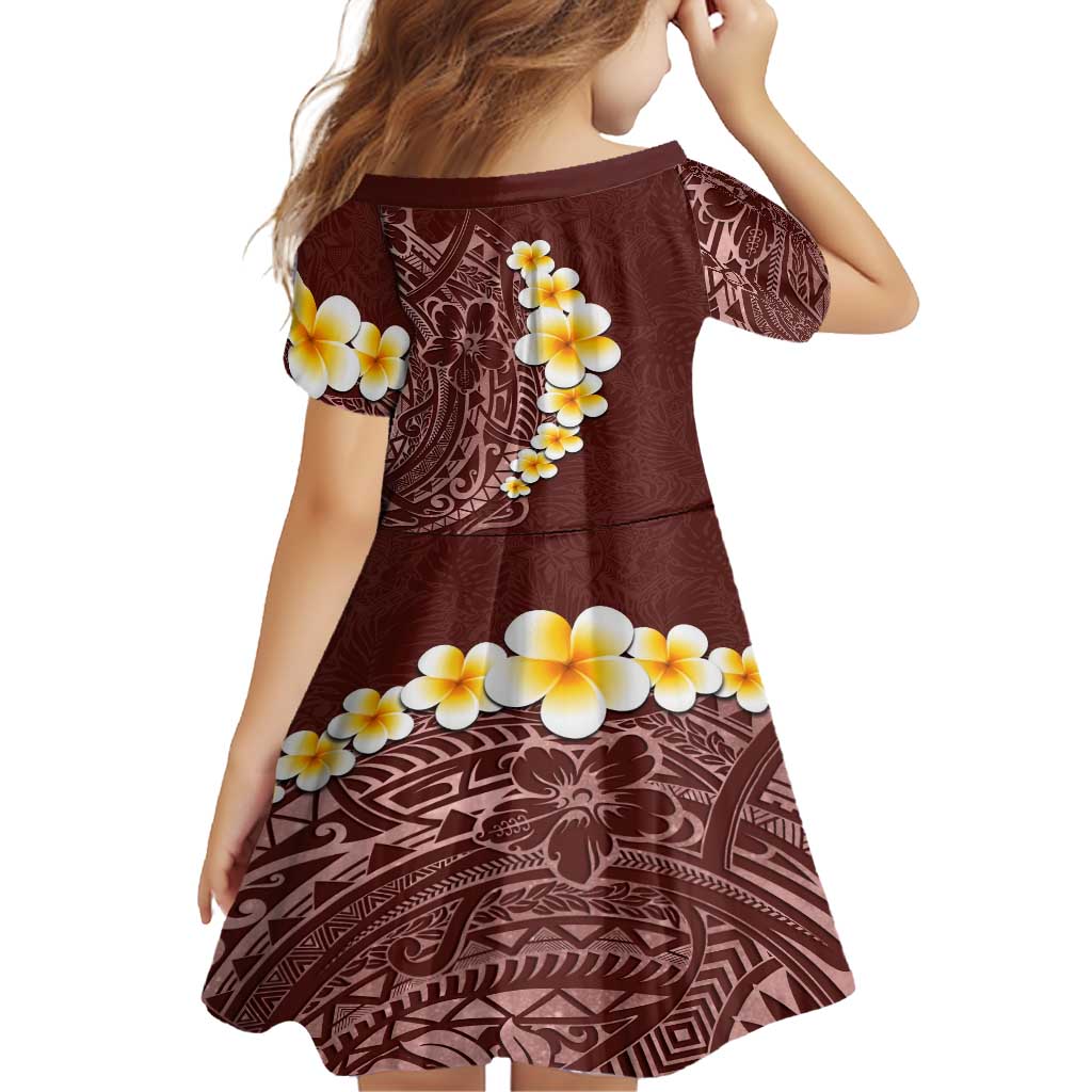 Oxblood Tropical Plumeria With Galaxy Polynesian Art Family Matching Summer Maxi Dress and Hawaiian Shirt LT14 - Polynesian Pride