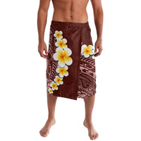 Oxblood Tropical Plumeria With Galaxy Polynesian Art Lavalava LT14 Oxblood - Polynesian Pride