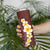 Oxblood Tropical Plumeria With Galaxy Polynesian Art Skinny Tumbler