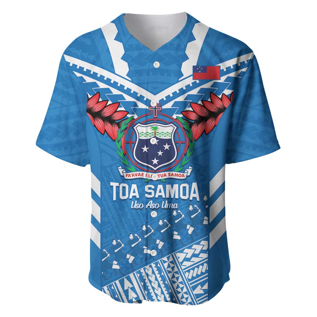 Custom Toa Samoa Rugby Baseball Jersey Samoan Siva Tau Uso Aso Uma