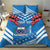 Custom Toa Samoa Rugby Bedding Set Samoan Siva Tau Uso Aso Uma