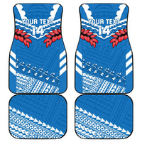 Custom Toa Samoa Rugby Car Mats Samoan Siva Tau Uso Aso Uma