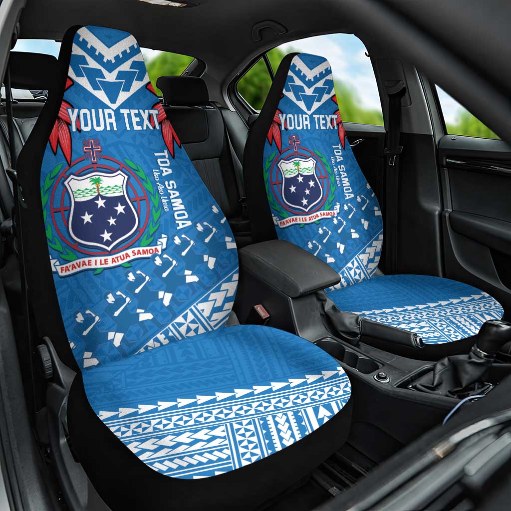 Custom Toa Samoa Rugby Car Seat Cover Samoan Siva Tau Uso Aso Uma
