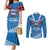 Custom Toa Samoa Rugby Couples Matching Mermaid Dress and Long Sleeve Button Shirt Samoan Siva Tau Uso Aso Uma