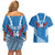 Custom Toa Samoa Rugby Couples Matching Off Shoulder Short Dress and Hawaiian Shirt Samoan Siva Tau Uso Aso Uma