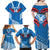 Custom Toa Samoa Rugby Family Matching Off Shoulder Maxi Dress and Hawaiian Shirt Samoan Siva Tau Uso Aso Uma