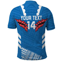 Custom Toa Samoa Rugby Polo Shirt Samoan Siva Tau Uso Aso Uma