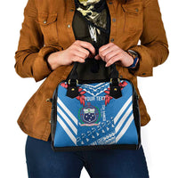Custom Toa Samoa Rugby Shoulder Handbag Samoan Siva Tau Uso Aso Uma