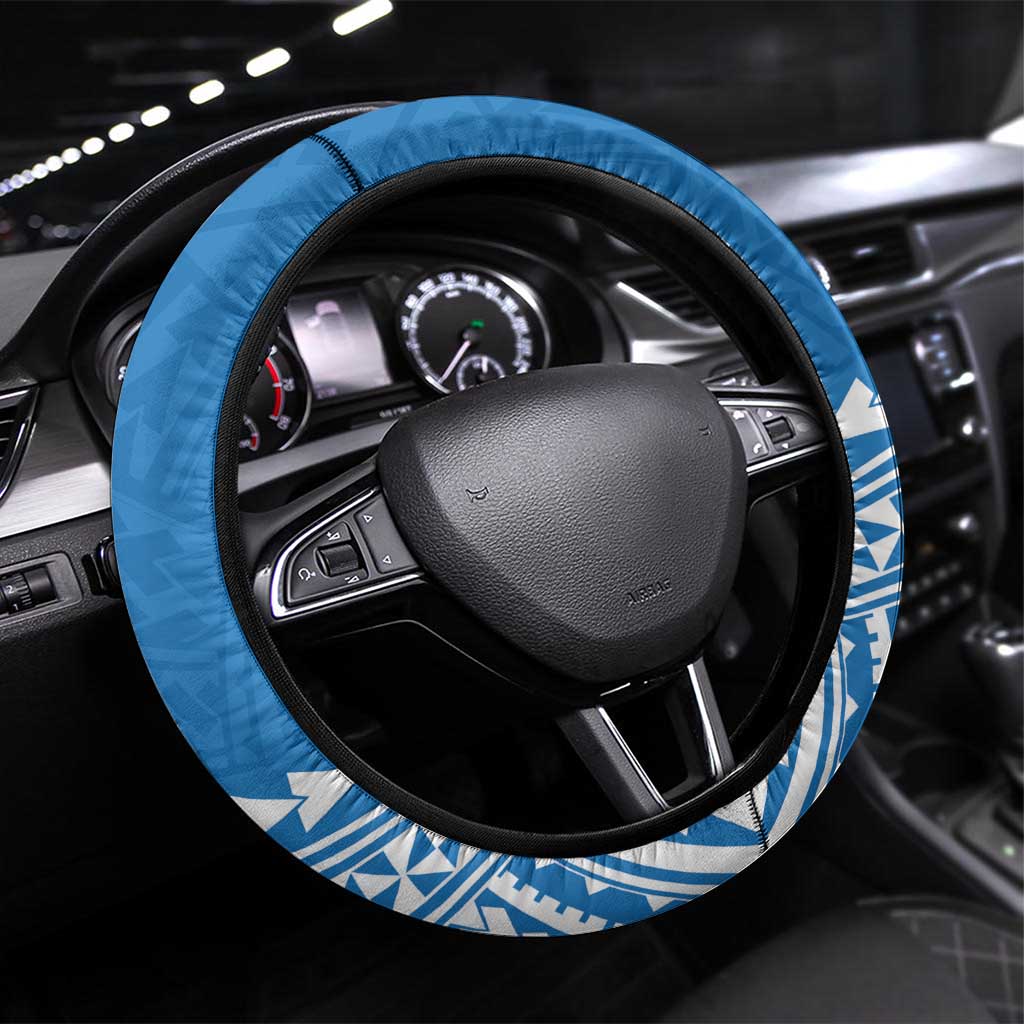 Toa Samoa Rugby Steering Wheel Cover Samoan Siva Tau Uso Aso Uma