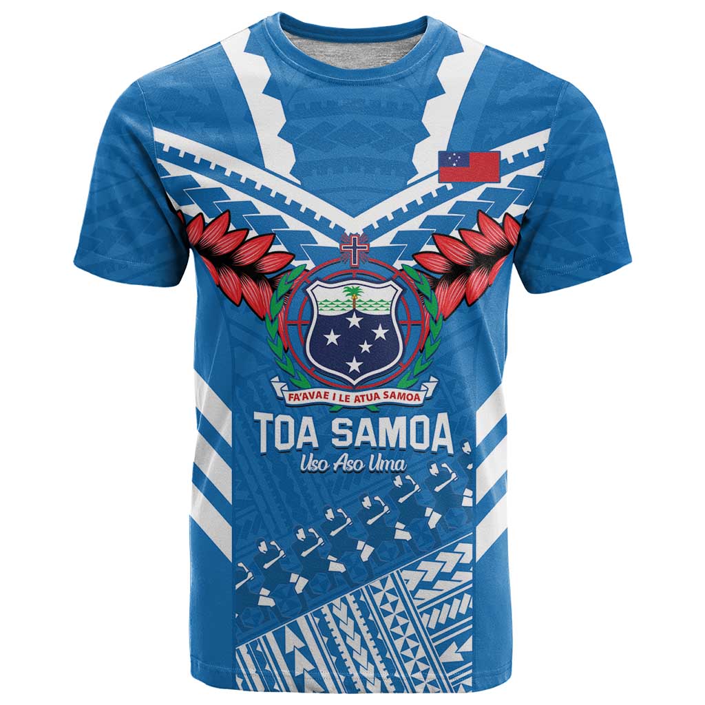 Custom Toa Samoa Rugby T Shirt Samoan Siva Tau Uso Aso Uma