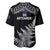 New Zealand Silver Fern Rugby Baseball Jersey Go All Black 2023 World Cup LT14 - Polynesian Pride