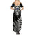 Personalised New Zealand Silver Fern Rugby Summer Maxi Dress Go All Black 2023 World Cup LT14 - Polynesian Pride