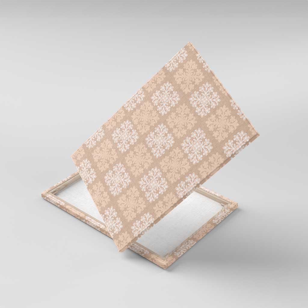 Beige Palaka Quilt Hawaii Canvas Wall Art Traditional Hawaii-plaid Pattern - Polynesian Pride