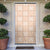 Beige Palaka Quilt Hawaii Door Cover Traditional Hawaii-plaid Pattern - Polynesian Pride