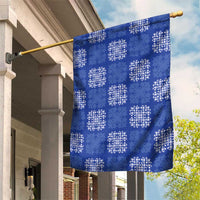 Royal Blue Palaka Quilt Hawaii Garden Flag Traditional Hawaii-plaid Pattern - Polynesian Pride