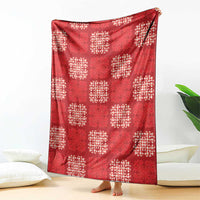 Red Palaka Quilt Hawaii Blanket Traditional Hawaii-plaid Pattern - Polynesian Pride