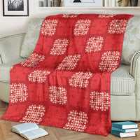 Red Palaka Quilt Hawaii Blanket Traditional Hawaii-plaid Pattern - Polynesian Pride