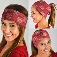 Red Palaka Quilt Hawaii Neck Gaiter Traditional Hawaii-plaid Pattern LT14