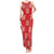 Red Palaka Quilt Hawaii Tank Maxi Dress Traditional Hawaii-plaid Pattern - Polynesian Pride