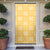 Yellow Palaka Quilt Hawaii Door Cover Traditional Hawaii-plaid Pattern - Polynesian Pride