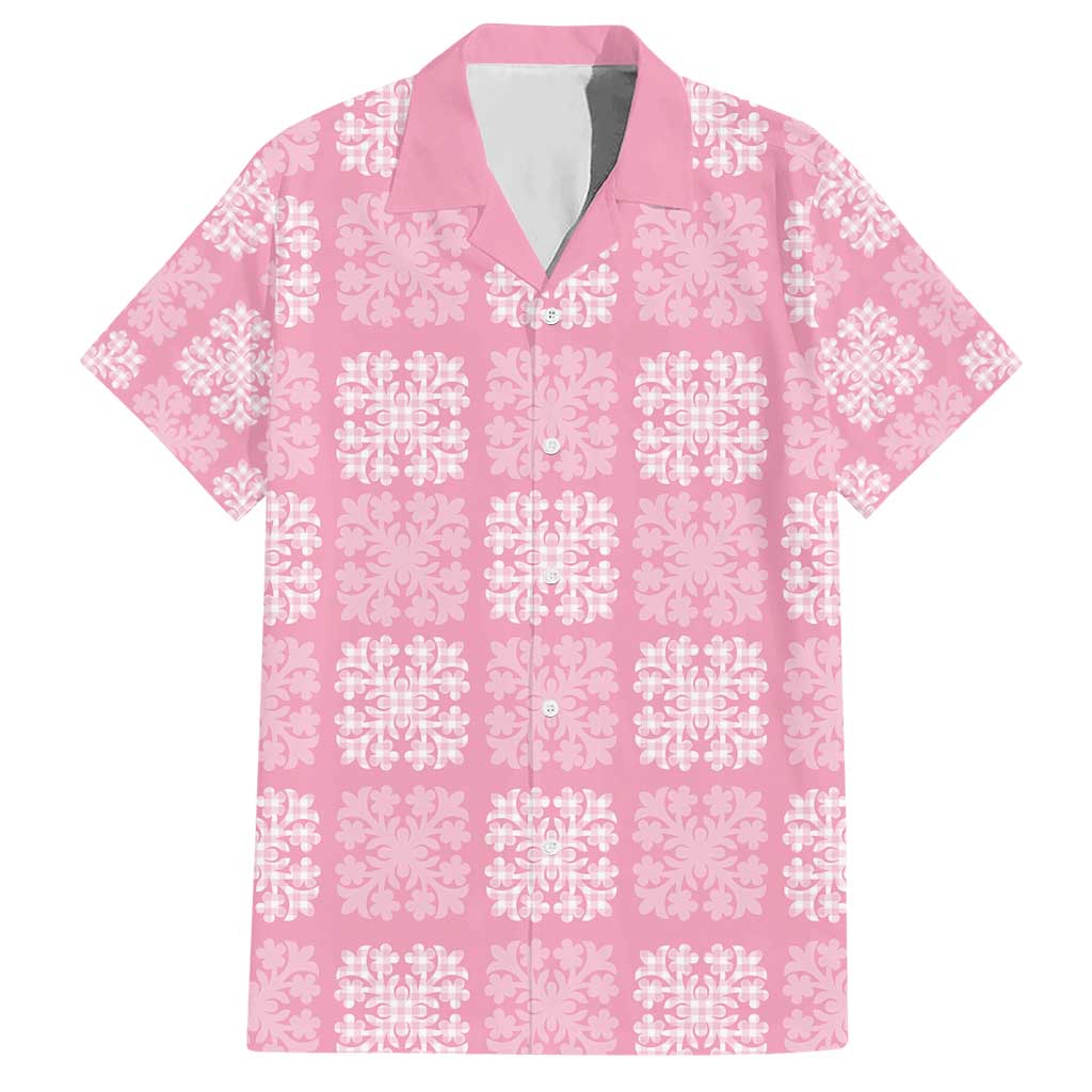 Pink Palaka Quilt Hawaii Hawaiian Shirt Traditional Hawaii-plaid Pattern - Polynesian Pride