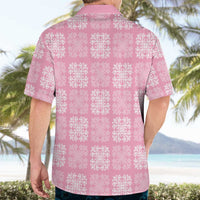 Pink Palaka Quilt Hawaii Hawaiian Shirt Traditional Hawaii-plaid Pattern - Polynesian Pride