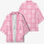 Pink Palaka Quilt Hawaii Kimono Traditional Hawaii-plaid Pattern - Polynesian Pride